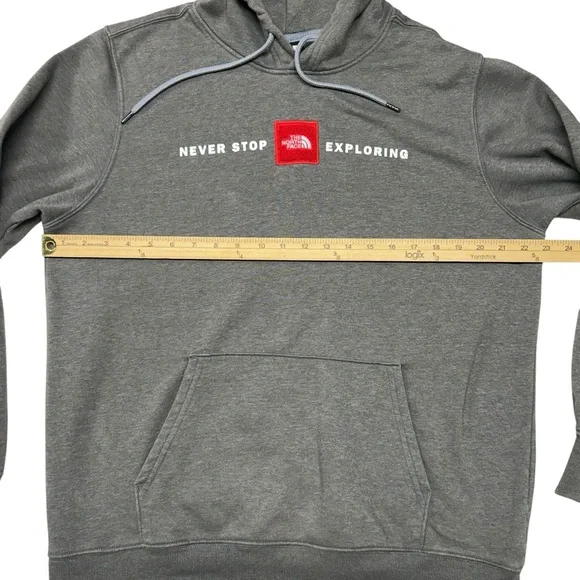 The North Face Mens Size L Hoodie Sweatshirt Hiking Outdoor Running Activewear - Picture 6 of 8